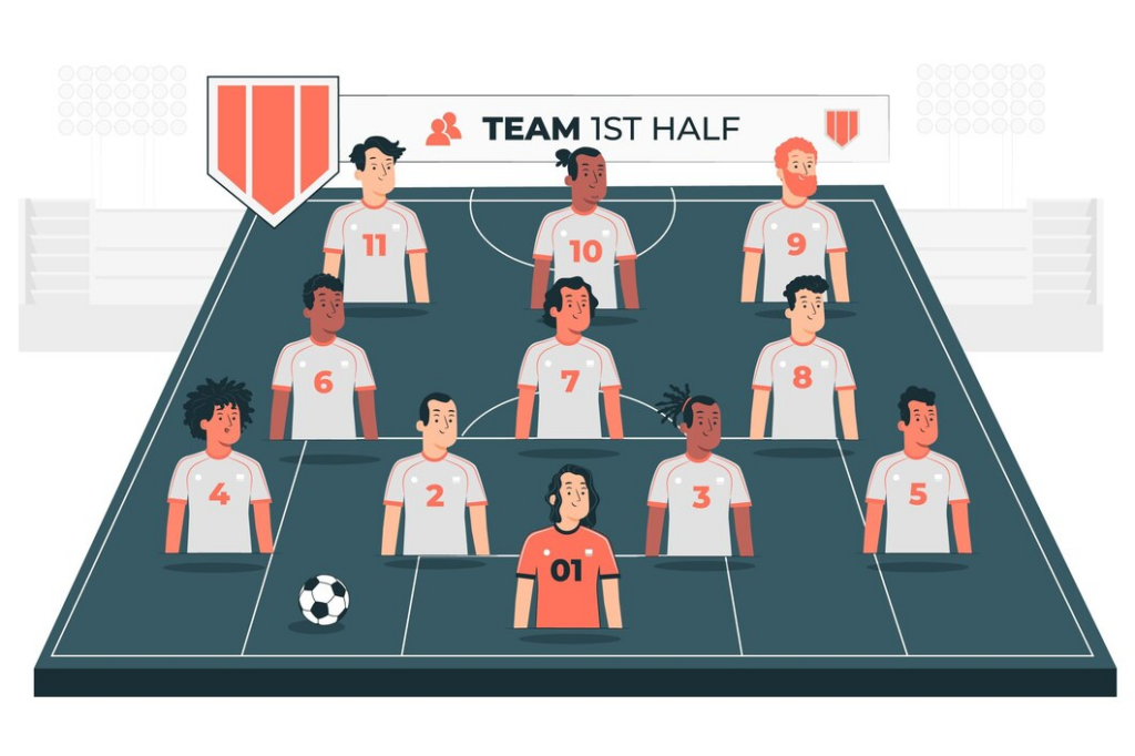 サッカーポジションをわかりやすく解説！ボランチはミッドフィールダー？